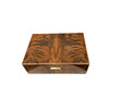 English Burl Wood Humidor Box 66144