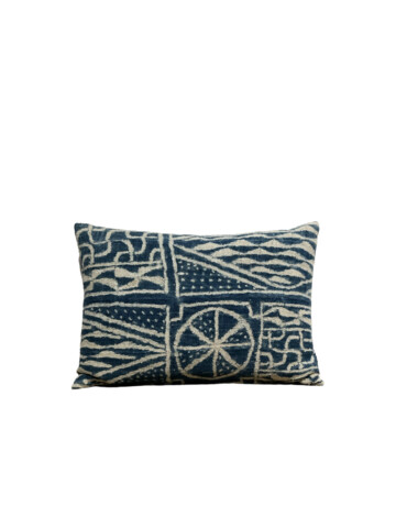 Vintage African Textile Pillow 73305