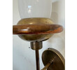 Pair of Limited Edition Bronze Copper and Opaline Sconces 74332