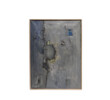 Signed Belgian Abstract Painting in Oak Frame 63863