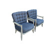 Pair of Guillerme & Chambron Oak Arm Chairs 27006