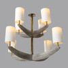 Limited Edition Oak and Bronze Chandelier 25007