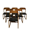 Set of (6) Mid-Century French Baumann Dining Chairs 73043