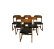 Set of (6) Mid-Century French Baumann Dining Chairs 73043