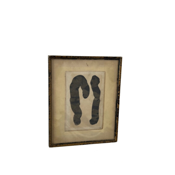 Original Ink Wall Art in Antique Frame 71753