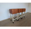 Lucca Studio Set of (3) Percy Saddle
Leather and Oak Stools 65053