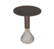 Limited Edition Side Table of Wood and Iron 28254