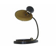 French 1940's Black Leather Desk Lamp 20864