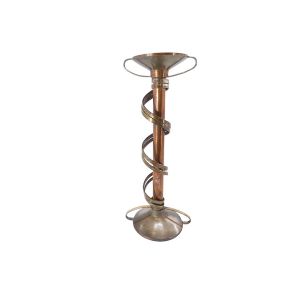 Unusual Candle Holder of Copper and Brass 55110