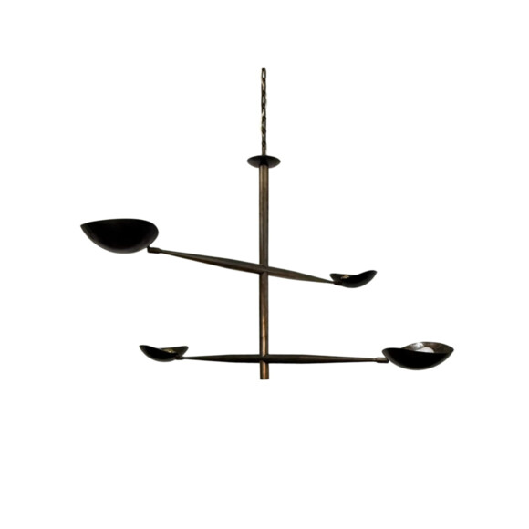 Lucca Studio Keenan Bronze Chandelier 78298