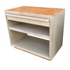 Limited Edition Oak and Leather Night Stand 34272