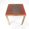 Limited Edition Red Industrial Iron Top Table 10796