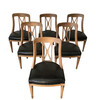 Set (6) French Oak Neo Classic Dining Chairs 19932