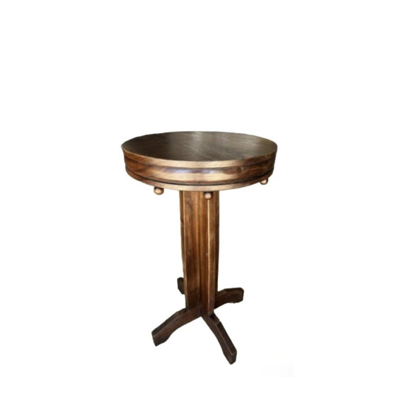 Limited Edition Walnut Deco Side Table 73479