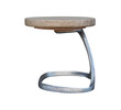 Limited Edition Oak and Steel Side Table 23539