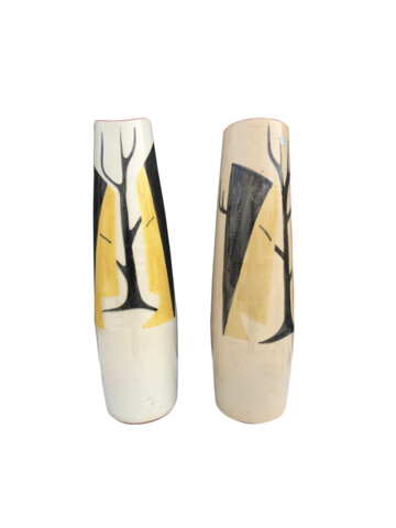 Pair of Large Swedish Ceramic Vases 67617