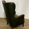 Single 1930's Danish Leather Arm Chair 74205