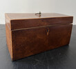 Antique Swedish Yew Wood Box 70416