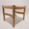 Vintage Danish Stool With Woven Seat 65217