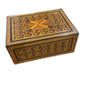 Antique Inlaid Wooden Marquetry Box 62197