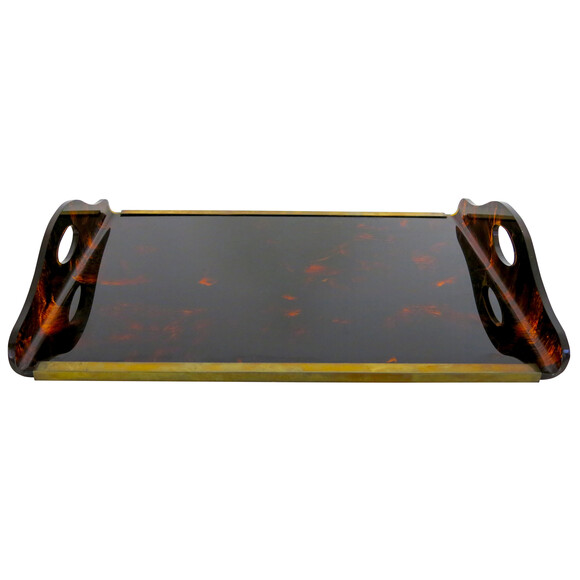 French Faux Tortoise Tray 30643