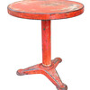 French Industrial Iron Side Table 28581