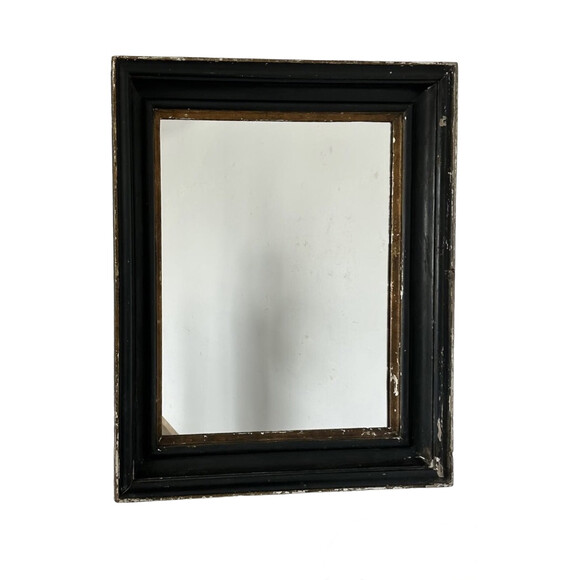 Large 19th Century Spanish Ebonized Mirror 71125