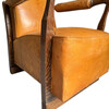 Exceptional French 1930's Leather Arm Chair 76919