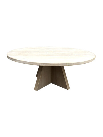 Lucca Studio Foley Dining table with Oak Top and Base 66297