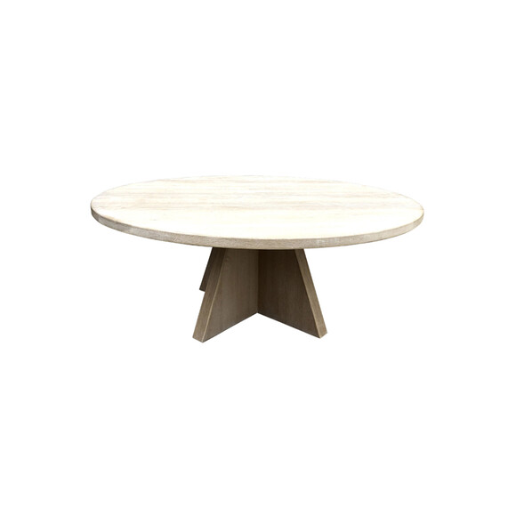 Lucca Studio Foley Dining table with Oak Top and Base 67074
