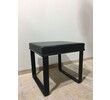 Lucca Studio Vaughn (stool) of black leather top and base 66161