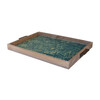 Limited Edition Oak And Vintage Marbleized Paper Tray 24847