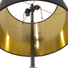 Mid Century Chrome and Brass Floor Lamp 18286