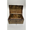 Large 19th Century Leather Box with Gilt Design 73598