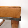 Lucca Studio Vaughn (stool) of saddle leather top and base 71205