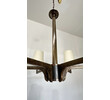 Lucca Studio Hardin Chandelier (6 arm) Parchment Shades 73253