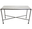 Stone and Iron Console Table 12403