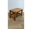 1960's French Rope and Oak Bench 74204