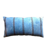 Vintage Striped Indigo Textile Pillow 31372