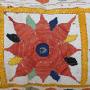 Huge Lumbar Pillow of Rare Embroidered Textile 31842