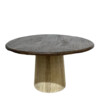 Limited Edition Round Walnut Top Dining Table 73605