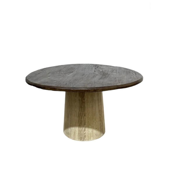 Limited Edition Round Walnut Top Dining Table 73605