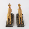 English 19th Century Gilt Metal Dog Sculptures 64152