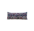 Large Vintage Embroidery Textile Lumbar Pillow 25361