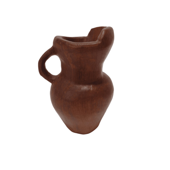 Primitive French Wood Pitcher 79605