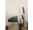 Set of (3) Iron Sculpture on Wood Stand 57438