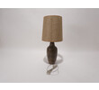 Vintage Ceramic Lamp with Custom Burlap Shade 65151