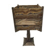 Exceptional French Onyx Shade Lamp 31601