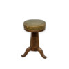 French Art Deco Leather Stool 67222