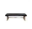 Lucca Studio Morton Oak and Leather Bench 74283